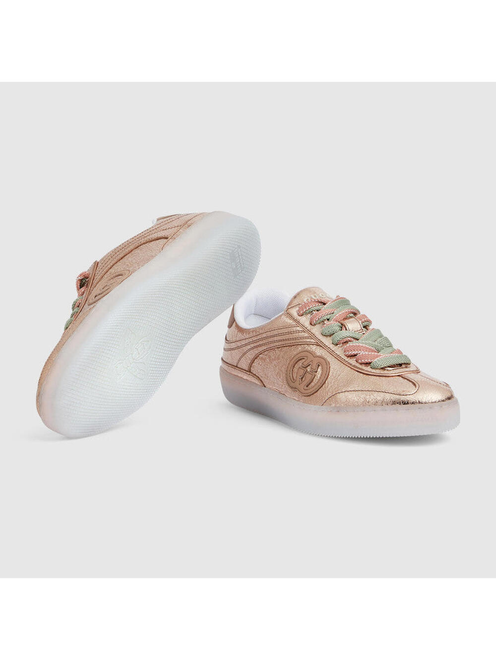 Gucci G75 Metallic Sneakers(PLEASE REQUEST YOUR SIZE BEFORE PURCHASING) - Picture 4 of 4